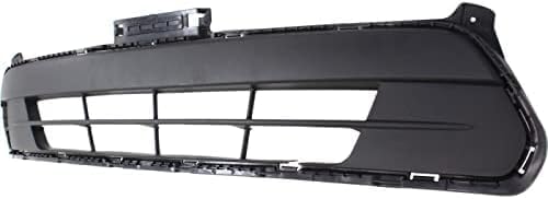 Front Bumper Grille Textured Plastic Without Fog Lights Holes Direct Replacement Compatible With 2016-2018 Kia Sorento KI1036129 86522C6000