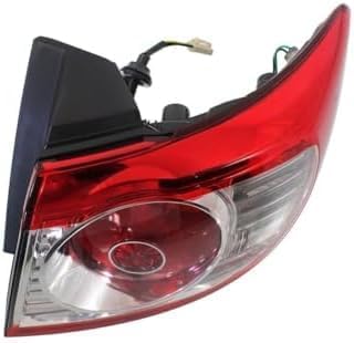 Set Of 2 Tail Light Outer Assembly Right Passenger & Left Driver Side Direct Replacement Compatible With 2010-2012 Hyundai Santa Fe HY2805117 HY2804117 924020W500 924010W500