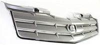 Front Grille Primed Gray Shell And Insert Direct Replacement Compatible With 2006-2009 Cadillac SRX GM1200612 15925771
