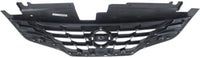 Front Grille Chrome Shell With Primed Insert Direct Replacement Compatible With 2010-2013 Nissan Altima NI1200245 62070ZX10A
