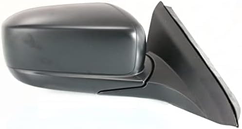 Set Of 2 Front Power Mirror Manual Folding Heated Primed Plastic Right Passenger & Left Driver Side Direct Replacement Compatible With 2003-2007 Honda Accord HO1320240 HO1321240