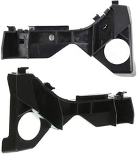 Set Of 2 Front Bumper Bracket Plastic Left Driver & Right Passenger Side Direct Replacement Compatible With 2003-2008 Toyota Corolla TO1066142 TO1067142 5211502061 5211602061