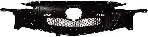 Front Grille Assembly Textured Gray With Chrome Molding Plastic Direct Replacement Compatible With 2017-2021 Mazda CX-5 MA1200215 KB8D50710J