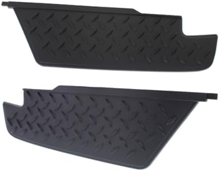 Set of 2 Rear Bumper Step Pad Left Driver & Right Passenger Side Direct Replacement Compatible With 2004-2012 Chevrolet Colorado/GMC Canyon GM1197102 GM1196102 10372928 10372927