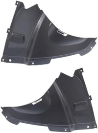 Set Of 2 Front Lower Section Fender Liner Right Passenger & Left Driver Side Direct Replacement Compatible With 2013-2019 BMW 3-Series BM1251125 BM1250125 51718055020 51718055019