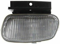Front Bumper Chrome + Lower Valance Textured + Fog Lights + Brackets Right Passenger & Left Driver Side Direct Replacement Compatible With 1999-2000 Ford Ranger FO1002361 FO1095172