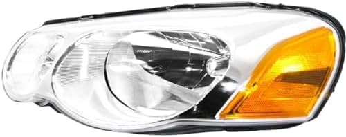 Set Of 2 Front Headlight Assembly Halogen Right Passenger & Left Driver Side Direct Replacement Compatible With 2004-2006 Chrysler Sebring CH2502150 CH2503150 4806037AF 4806036AF