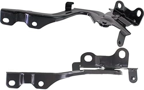 Set of 2 Front Hood Hinge Steel Right Passenger & Left Driver Side Direct Replacement Compatible with 2010-2013 Kia Forte KI1236115 KI1236116 791201M000 791101M000