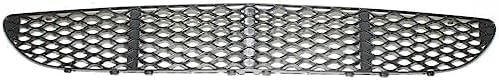 Front Bumper Center Grille Textured Plastic Direct Replacement Compatible With 2005-2006 Mercedes Benz E-Class MB1036106 2118850053
