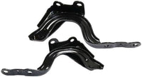 Set of 2 Front Hood Hinge Assembly Steel Left Driver & Right Passenger Side Direct Replacement Compatible with 2017-2020 Hyundai Elantra HY1236166 HY1236165 79120F2000 79110F2000