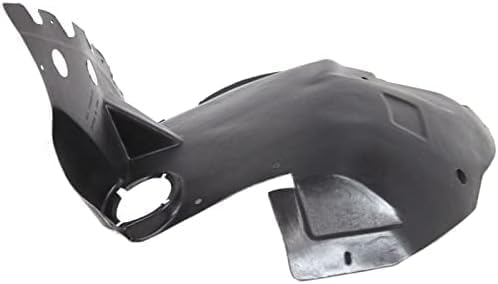 Set Of 2 Front Section Fender Liner Cover Extension Left Driver & Right Passenger Side Direct Replacement Compatible With 2008-2014 Cadillac CTS GM1248198 GM1249198 25940080 25940079