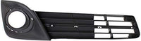 Front Bumper Lower Grille Textured + Fog Light Molding Bezels Textured Left Driver & Right Passenger Side Direct Replacement Compatible With 2012-2014 Toyota Camry TO1036129 TO1039149
