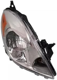 Set Of 2 Front Head Light Assembly Plastic Left Driver & Right Passenger Side Direct Replacement Compatible With 2012-2014 Nissan Versa NI2503207 NI2502207 260103AN0B 260603AN0B