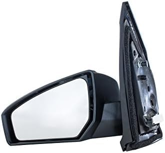 Front Power Mirror Non-Folding Non-Heated Primed Plastic Left Driver Side Direct Replacement Compatible With 2007-2012 Nissan Sentra NI1320167 96302ET01E
