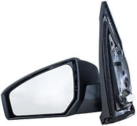 Front Power Mirror Non-Folding Non-Heated Primed Plastic Left Driver Side Direct Replacement Compatible With 2007-2012 Nissan Sentra NI1320167 96302ET01E