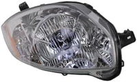 Set Of 2 Front Head Light Assembly Plastic Left Driver & Right Passenger Side Direct Replacement Compatible With 2007-2012 Mitsubishi Eclipse MI2503159 MI2502159 8301B136 8301B135