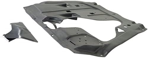 Front Engine Splash Shield Center Under Cover Plastic Direct Replacement Compatible with 2008-2013 Toyota Highlander TO1228199 514400E041 5144048071