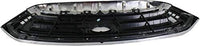 Front Grille Assembly Chrome Shell And Textured Insert Plastic Direct Replacement Compatible With 2010-2013 Toyota Tundra TO1200337 531000C230