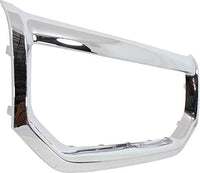 Front Grille Surround Frame Chrome Plastic Direct Replacement Compatible With 2009-2011 Honda Pilot HO1202106 75102SZAA01ZA