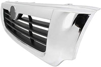 Front Grille Assembly Chrome Shell With Primed Insert Plastic Direct Replacement Compatible With 1998-2000 Mazda Pickup MA1200154 1F0150710