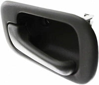 Front Or Rear Interior Door Handle Gray Plastic Left Driver Side Direct Replacement Compatible with 1992-1995 Honda Civic HO1352112 72160SR4A02ZA