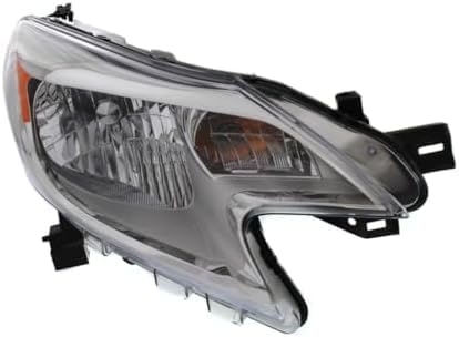 Set Of 2 Front Head Light Assembly Plastic Left Driver & Right Passenger Side Direct Replacement Compatible With 2014-2016 Nissan Versa Note NI2503223 NI2502223 260103WC0 260603WC0A