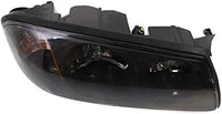Set Of 2 Front Head Light Composite Assembly Halogen Left Driver & Right Passenger Side Direct Replacement Compatible With 2004-2005 Chevrolet Impala GM2502248 GM2503248 10356097
