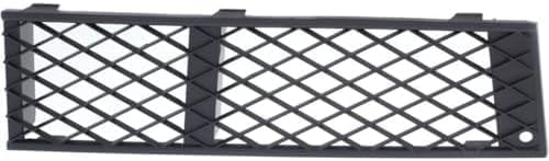 Set Of 2 Front Bumper Outer Grille Textured Plastic Right Passenger & Left Driver Side Direct Replacement Compatible With 2009-2012 BMW 7-Series BM1039115 BM1038115 51117184150