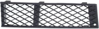 Set Of 2 Front Bumper Outer Grille Textured Plastic Right Passenger & Left Driver Side Direct Replacement Compatible With 2009-2012 BMW 7-Series BM1039115 BM1038115 51117184150