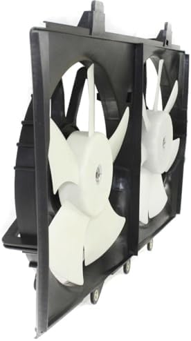 Front Dual Fan Shroud Assembly Direct Replacement Compatible with 2004-2005 Dodge Neon CH3115137 5019210AA