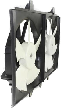 Front Dual Fan Shroud Assembly Direct Replacement Compatible with 2004-2005 Dodge Neon CH3115137 5019210AA