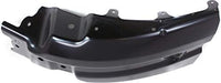 Front Bumper Extensions Brackets Steel + End Caps Textured Plastic Left Driver & Right Passenger Side Direct Replacement Compatible With 2007-2013 Chevrolet Silverado 1500