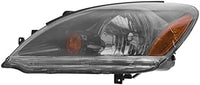 Front Head Light Assembly Plastic Left Driver Side Direct Replacement Compatible With 2004-2007 Mitsubishi Lancer MI2502135 MN154899