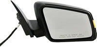 Front Power Mirror Manual Folding Heated Primed Right Passenger Side Direct Replacement Compatible With 2012-2014 Mercedes Benz C-Class 2048101876