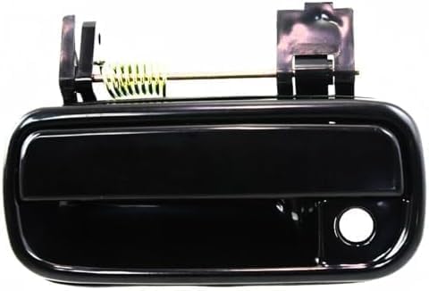Set of 2 Front Exterior Door Handle Smooth Black Right Passenger & Left Driver Side Direct Replacement Compatible with 1999-2002 Toyota 4Runner TO1311130 TO1310130 6921035100