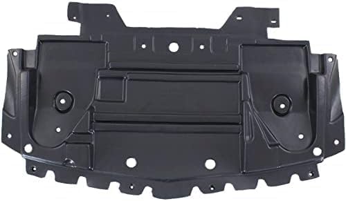 Front Engine Splash Shield Under Cover Air Deflector Direct Replacement Compatible with 2009-2015 Cadillac CTS GM1091118 20844261-PFM