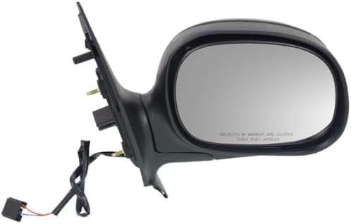 Set of 2 Front Power Mirrors Manual Folding Non-Heated Primed Right Passenger & Left Driver Side Direct Replacement Compatible With 1998-2002 Ford Expedition FO1320199 FO1321199