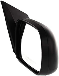 Set Of 2 Front Mirror Manual Adjust Non-Folding & Heated Textured Plastic Right Passenger & Left Driver Side Direct Replacement Compatible With 2006-2011 Honda Civic HO1321224