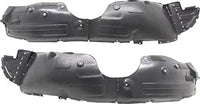 Set Of 2 Front Fender Liner Plastic Left Driver & Right Passenger Side Direct Replacement Compatible With 2017-2018 Hyundai Santa Fe HY1249171 HY1248171 868124Z500 868114Z500