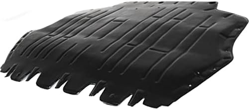 Front Engine Splash Shield Under Cover Plastic Direct Replacement Compatible with 2005-2006 Volkswagen Jetta / 2010-2014 Golf VW1228104 VW1228116 1K0825237AE 1K0825237AG