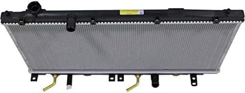 Front Radiator Aluminum Core Direct Replacement Compatible With 2009-2014 Honda Fit HO3010221 19010RB1J51 19010RB0004