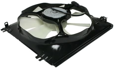 Front Radiator & A/C Condenser Cooling Fan Assembly Plastic Direct Replacement Compatible with 2008-2009 Honda Accord HO3115148 HO3113127 19030R77T01-PFM 19030R70A01-PF