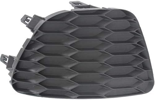 Set Of 2 Front Fog Light Cover Textured Left Driver & Right Passenger Side Direct Replacement Compatible With 2013-2015 Nissan Sentra NI1039124 NI1038124 622563RM0A 622573RM0A
