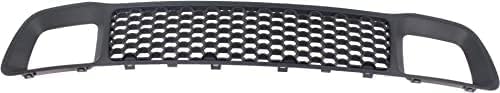 Front Bumper Lower Cover Primed + Grille & Frame Direct Replacement Compatible With 2014-2016 Jeep Grand Cherokee CH1015115 CH1036128 CH1037107 1WL30TZZAD 68141936AD 68143105AC