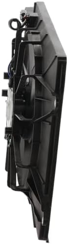 Front A/C Condenser Cooling Fan Assembly Plastic Direct Replacement Compatible with 2008-2012 Honda Accord / 2009-2014 Acura TSX HO3113123 38616R40A01-PFM 38615R40A01 38