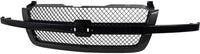 Front Grille Primed Shell & Center Bar With Gray Insert Direct Replacement Compatible With 2003-2007 Chevrolet Silverado 1500 GM1200557 19168630