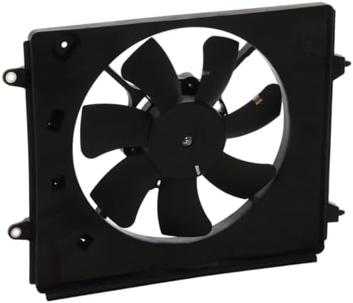 Front AC Condenser Cooling Fan Assembly Plastic Direct Replacement Compatible with 2012-2014 Honda CR-V HO3113132 38615R5AA01-PFM 38616R5AA01