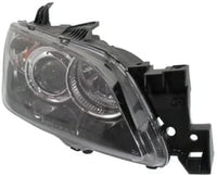 Set Of 2 Front Head Light Assembly Plastic Lens And Housing Left Driver & Right Passenger Side Direct Replacement Compatible With 2004-2009 Mazda 3 MA2519108 MA2518108