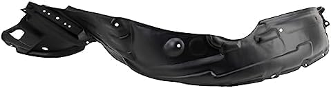 Set Of 2 Front Fender Liner Plastic Left Driver & Right Passenger Side Direct Replacement Compatible With 2003-2008 Toyota Matrix TO1248123 TO1249123 5387502100 5387602110