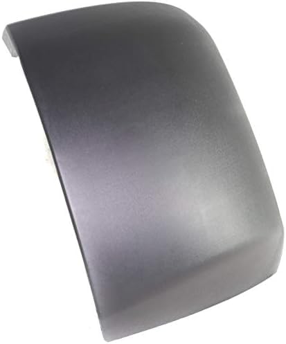 Front Bumper End Cap Textured Without Fog Light Hole Right Passenger Side Direct Replacement Compatible With 2007-2013 Chevrolet Silverado 1500 GM1005146 15838398